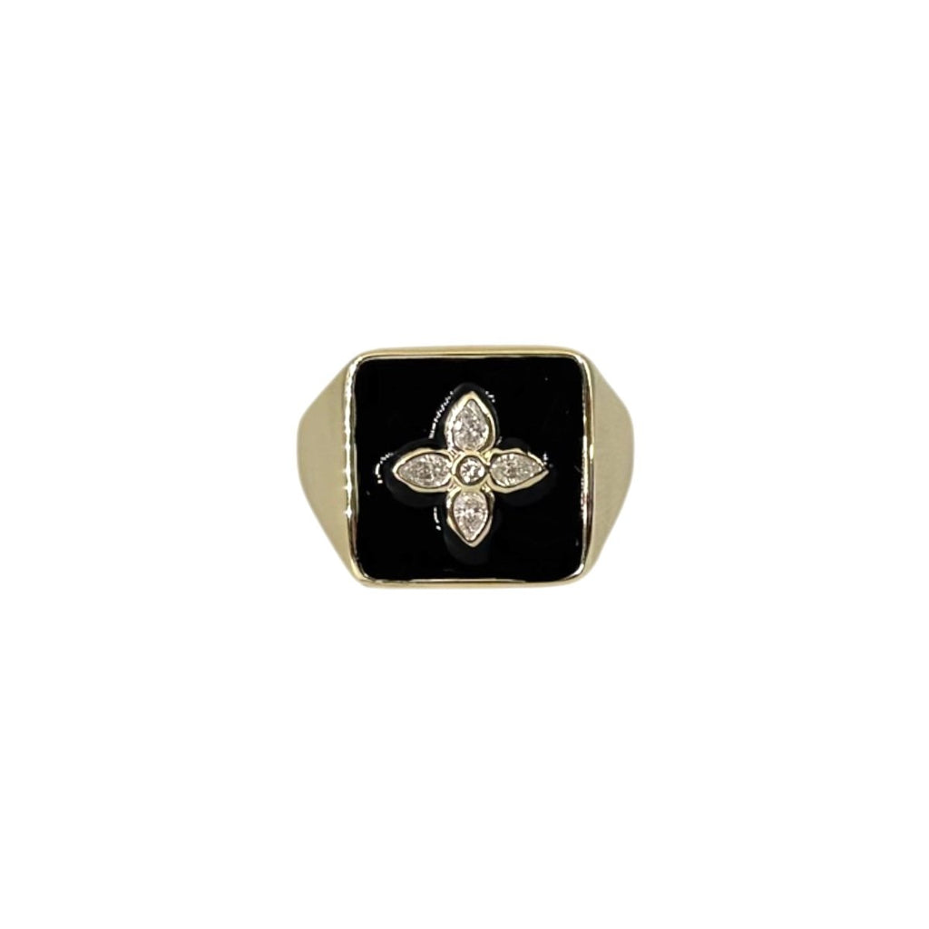 Chevalière Kate laquée black - CABIROL - CABIROL - chevalière