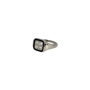 Chevalière Marianne en argent laquée black - CABIROL - CABIROL - chevalière