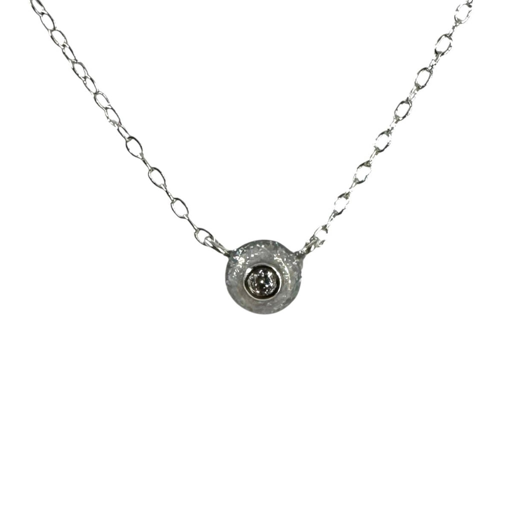 Pendentif Solo en argent laqué "diamond" - CABIROL - CABIROL - Colliers