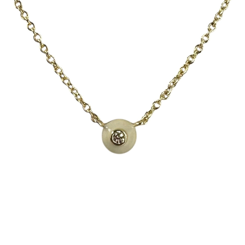 Pendentif Solo laqué ivoire - CABIROL - CABIROL - Colliers